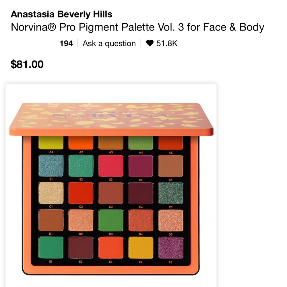 ABH norvina pallet